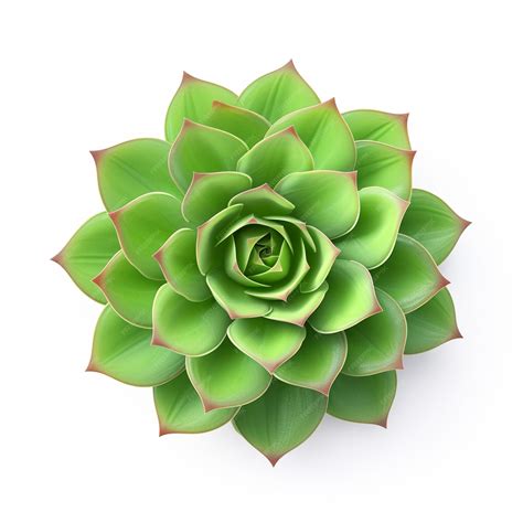 Premium AI Image | Succulent plant isolated on white background