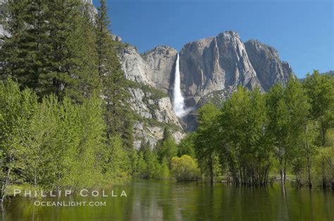 Yosemite Falls from Swinging Bridge, Yosemite National Park, California