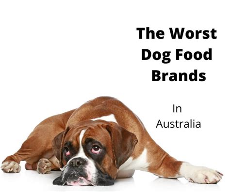 The Worst Dog Food Brands Australia (Buyer Beware Guide ...