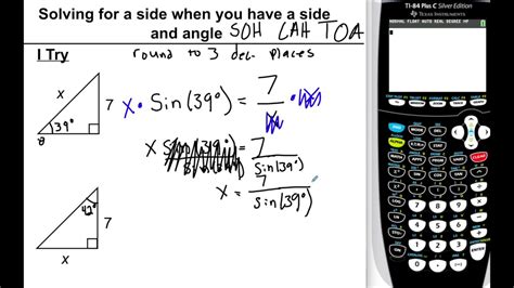 Problem Solving with Sine, Cosine, and Tangent - YouTube