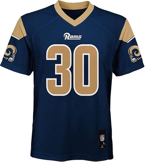 Outerstuff Todd Gurley Los Angeles Rams #30 Navy Blue Youth Home Player Jersey Clothing Fan Shop