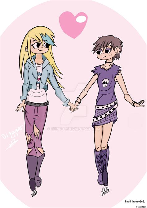 Loud house Sam and Luna by Tfrichy on DeviantArt