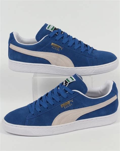 Puma Suede Classic Trainers Olympia Blue/White,shoes,archive,originals