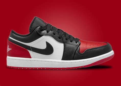 The Air Jordan 1 Low Bred Toe Returns In 2023 With A Twist - Sneaker News