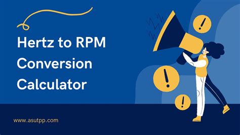 Effortlessly Convert Hz to RPM with Our Calculator