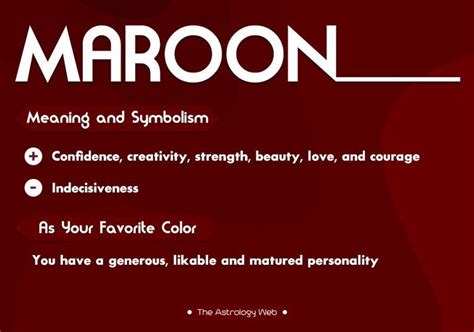 Maroon Color Meaning and Symbolism | The Astrology Web Aura Colors ...