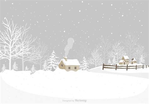 Winter Village Vector Background 142447 Vector Art at Vecteezy