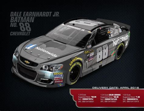 2016 Dale Earnhardt Jr #88 Batman 1:24 Diecast Car - GFRracing.com