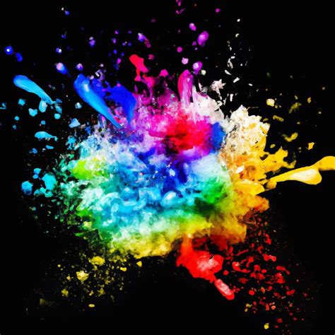 abstract color splash and explosion vector illustration. color splash background for Holi ...