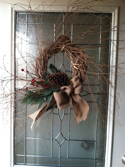 Woodsy Twig Wreath for Home Decor