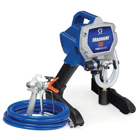 Graco Magnum 262800 X5 Stand Airless Paint Sprayer, Blue Magnum X5 Airless Paint Sprayer for ...