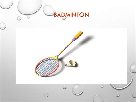 Badminton ppt