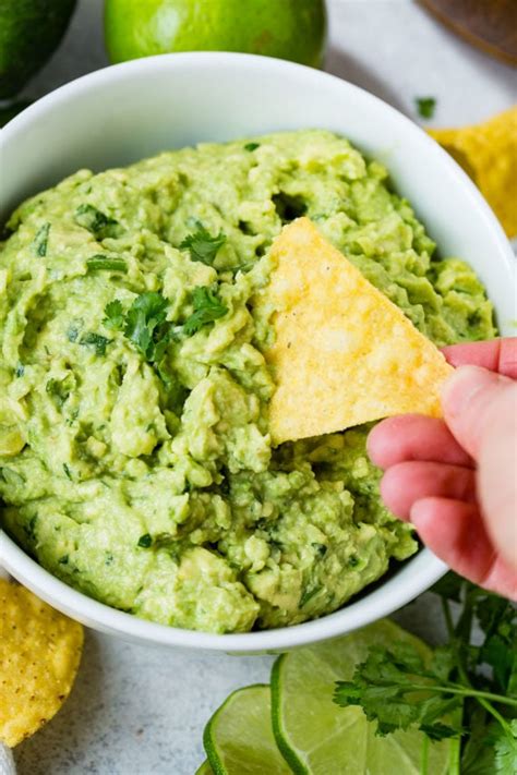 Homemade Authentic Guacamole Recipe - Oh Sweet Basil