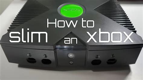 How to Slim an Original Xbox Console - YouTube