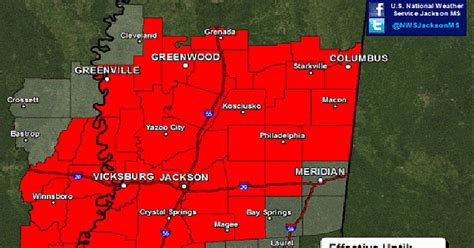 Tornado warnings, watches in Mississippi