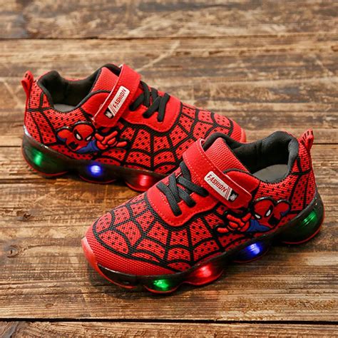 E CN led luminous Kids Shoes for boys girls Light Children Luminous ...