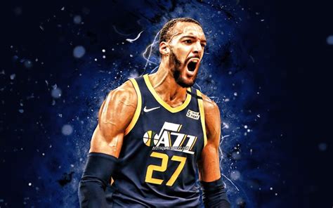 Download wallpapers Rudy Gobert, 4k, Utah Jazz, NBA, basketball, Rudy ...