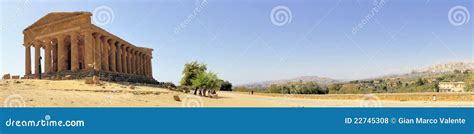 Temple of Concordia stock photo. Image of valley, outside - 22745308