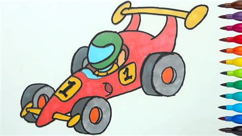 Race Car Drawing For Kids at GetDrawings | Free download