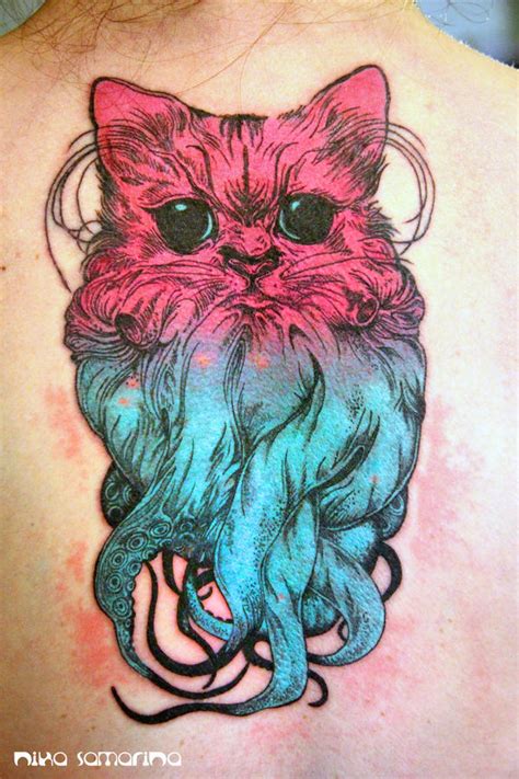 cat-octopus by NikaSamarina on DeviantArt