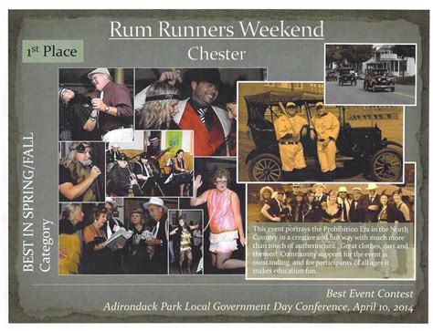 Rum Runners Weekend - Tri-Lakes Community Alliance