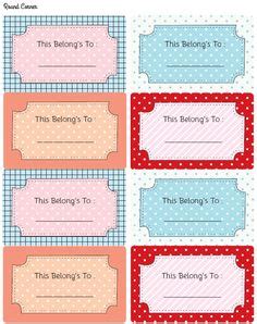 1000+ images about Bookplate Labels & Book Label Templates on Pinterest | Book labels, Free ...