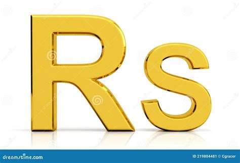 Sri Lankan Rupee Symbol Isolated on White Background Stock Illustration ...