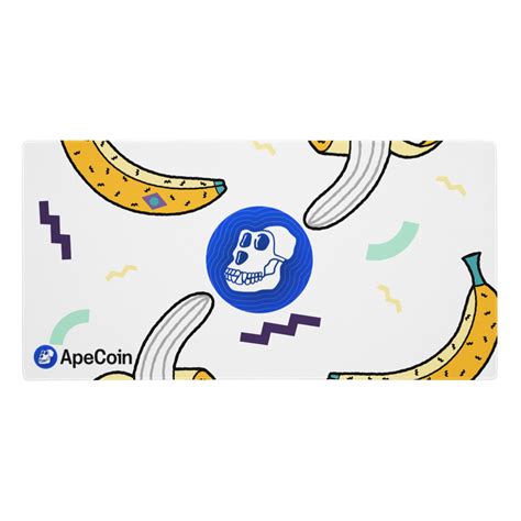 Buy ApeCoin Gaming mouse pad 36″×18″ with crypto