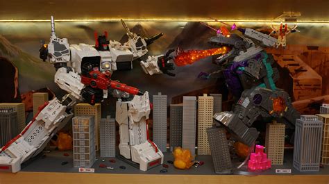 Metroplex vs. Trypticon City Display (facebook.com/mpcraftsbyrobin ...