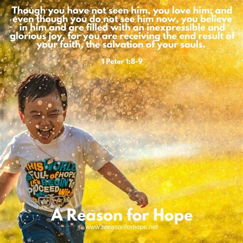 1 Peter 1:8-9 — A Reason for Hope with Don Patterson