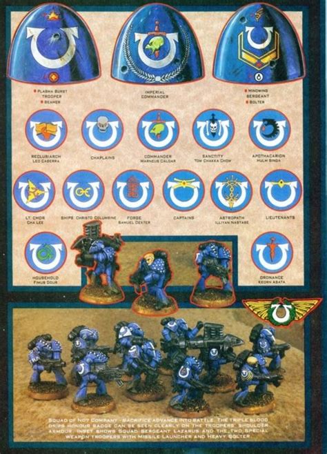Interesting early Ultramarines markings. It looks like there’s a couple of Genestealer/Tyranid ...