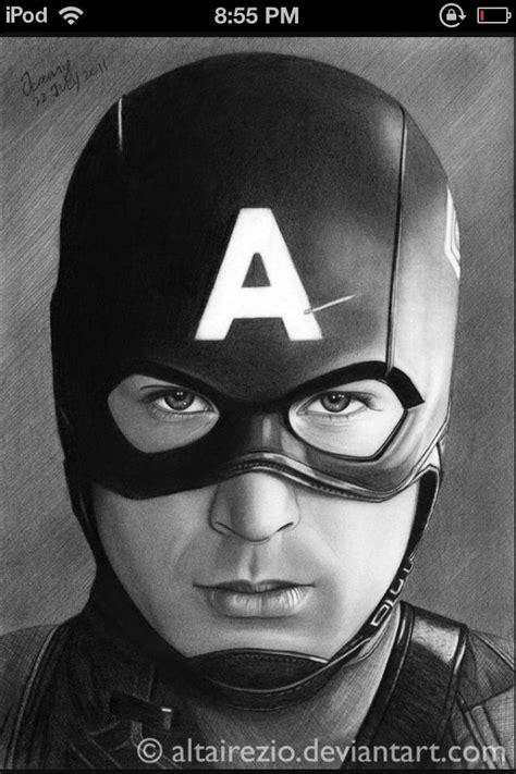 Captain America | Captain america drawing, Captain america, Chris evans captain america