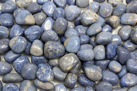 Dumortierite Tumbled Stones: Choose 4 oz 8 oz or 1 lb Bulk | Etsy ...