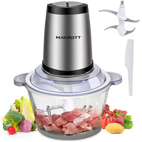 Electric Meat Grinder Food Chopper Machine, Food Processor For Meat Vegetables, Kitchen Aid Meat ...