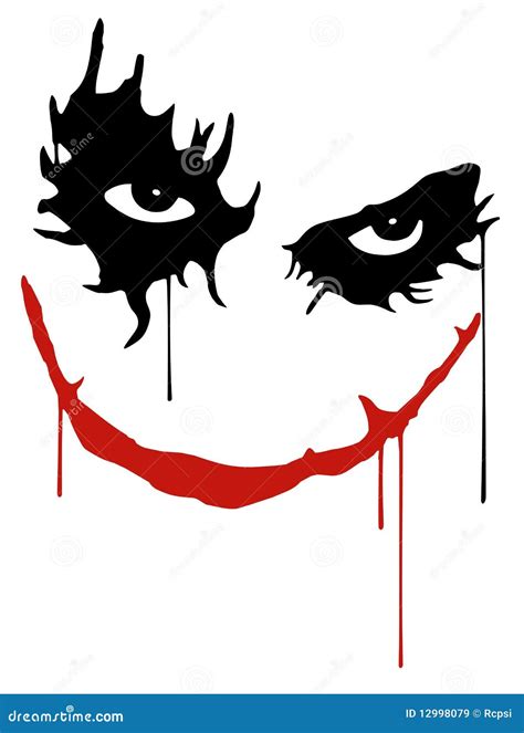 Joker smile editorial stock image. Illustration of black - 12998079