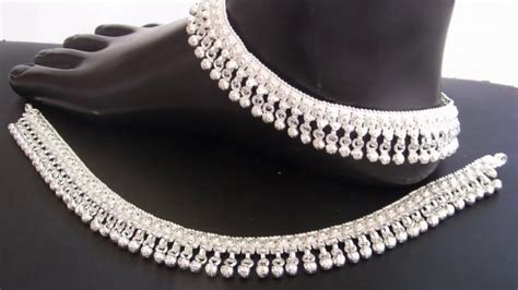 Latest Silver Anklets| Design| Designer Anklets| Fashion Tips| - YouTube