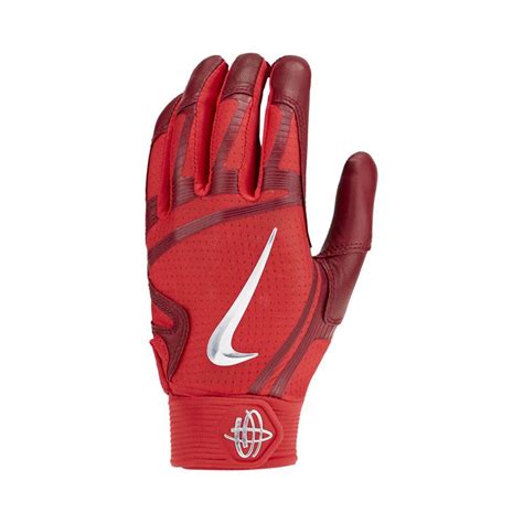 Nike Huarache Elite Baseball Batting Gloves in Red for Men - Lyst