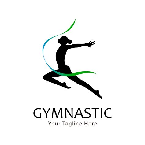 gymnastic vector logo 8687816 Vector Art at Vecteezy