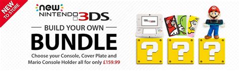 Nintendo store UK now offering "Build your own bundle" deal for the New 3DS