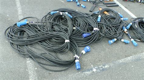 Electric Generator Cables Free Stock Photo - Public Domain Pictures