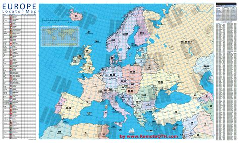 Europe locator map