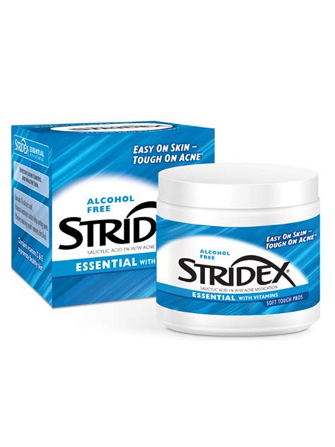 Stridex Acne Control Medicated Pads with Salicylic Acid - Essential ...