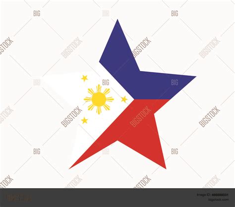 Philippines Star Flag Vector & Photo (Free Trial) | Bigstock