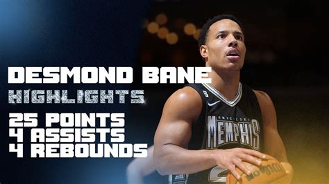 Desmond Bane Highlights vs. Cleveland Cavaliers | 25 points, 4 assists, 4 rebounds - YouTube