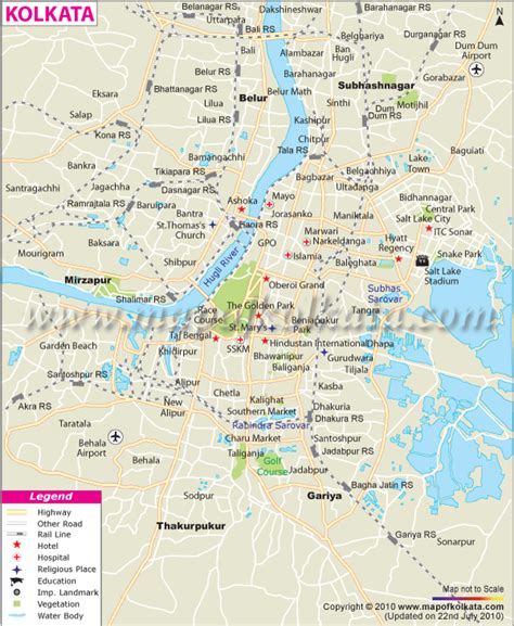 Kolkata City Map | mapofkolkata