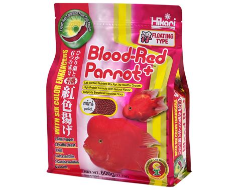 Hikari info : Hikari Tropical Blood-Red Parrot+