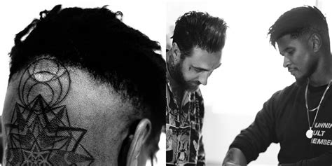 Usher Got an Elaborate New Head Tattoo – See the New Ink! | Usher ...