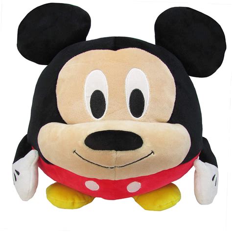 Disney Mickey Mouse Round Cuddle Pal Stuffed Animal Plush Toy, 10 Inches - Walmart.com