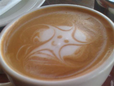 Happy Coffee Star Time | Coffee art at Dr. Java, Collingroy.… | Flickr