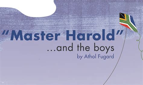 'Master Harold' ... and the Boys comes to Wharton Center | MSUToday ...